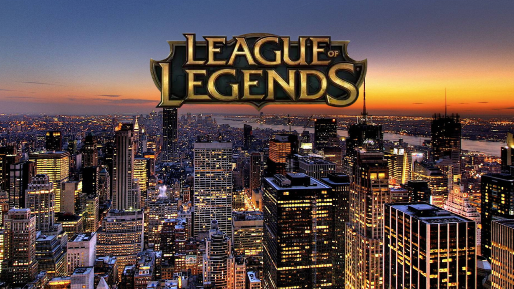 New York City skyline night view for League of Legends Worlds 2026 Grand Final
